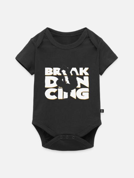 Breakdancing - Baby Premium Kurzarmbody - Schwarz