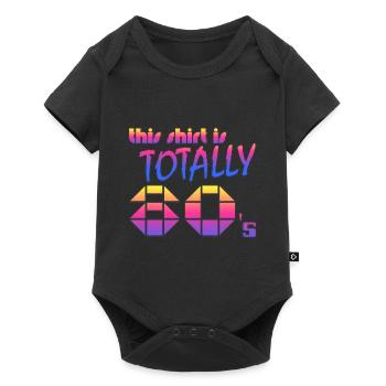 This Shirt Is Totally 80's - Baby Premium short-sleeve bodysuit - black - Front