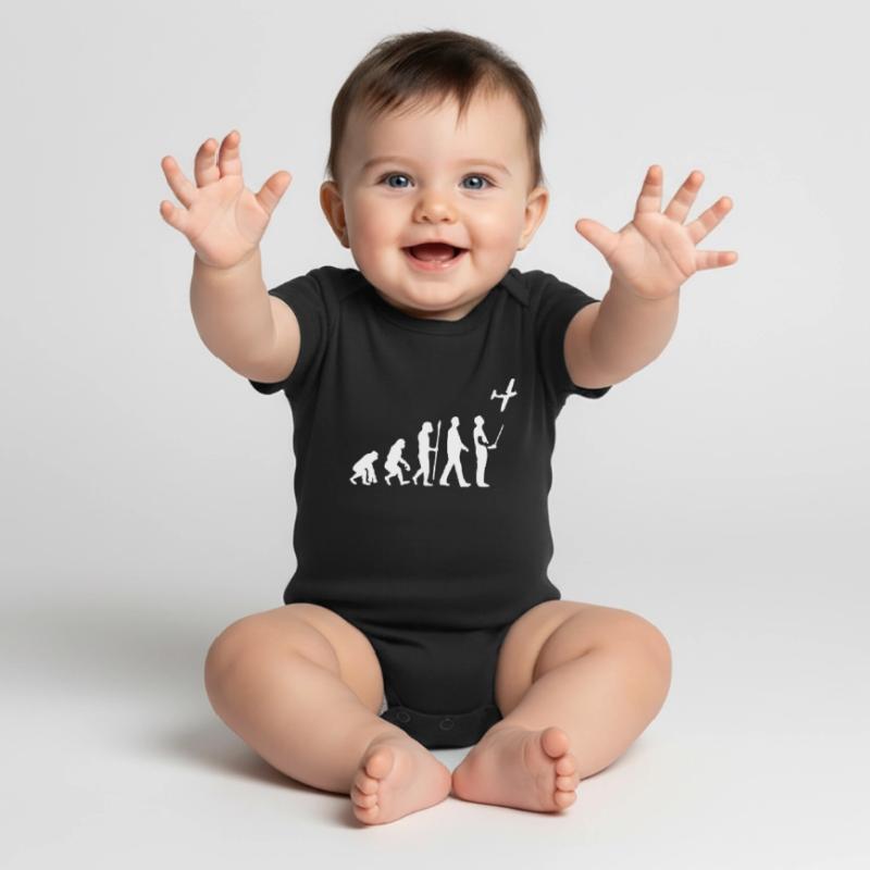 Model Flight Evolution Baby Premium short-sleeve bodysuit