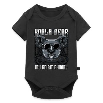 Cool Koala | Trendy Sunglasses Animal Gift - Baby Premium short-sleeve bodysuit - black - Front