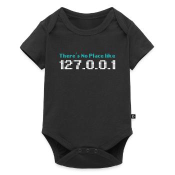 Computerprogrammierung Kein Ort wie 127.0.0.1 - Baby Premium Kurzarmbody - Schwarz - Vorne