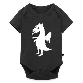 dragon - Body à manches courtes Premium Bébé - noir - Devant