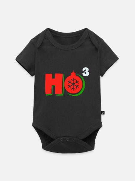 Weihnachtsmann - Baby Premium Kurzarmbody - Schwarz