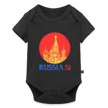 Russie - Body à manches courtes Premium Bébé - noir - Devant