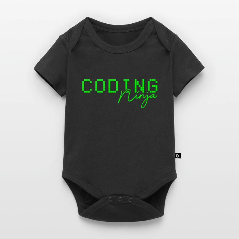 Code Coding Ninja Baby Premium short-sleeve bodysuit