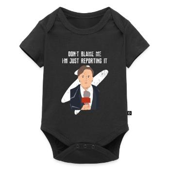 Reporter Journalist - Baby Premium short-sleeve bodysuit - black - Front