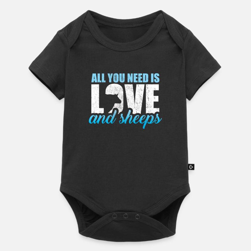 sheep - Baby Premium short-sleeve bodysuit - black