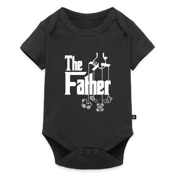 Cadeau fête du père père fille famille papa famille - Body à manches courtes Premium Bébé - noir - Devant