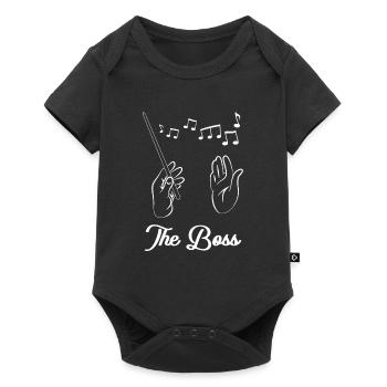 Chef d'orchestre - le patron - Body à manches courtes Premium Bébé - noir - Devant