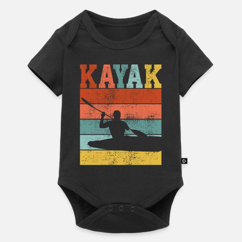 KAYAK KAYAK - Body à manches courtes Premium Bébé - noir