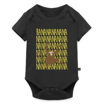 Gorilla animal - Baby Premium short-sleeve bodysuit - black - Front