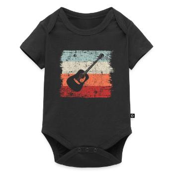 Idée cadeau vintage - Body à manches courtes Premium Bébé - noir - Devant