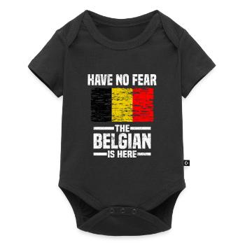 Belgique - Body à manches courtes Premium Bébé - noir - Devant