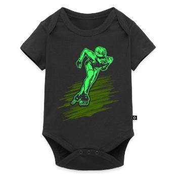 Inline skates - Baby Premium Kurzarmbody - Schwarz - Vorne