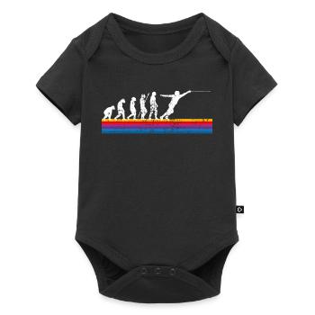 Fencing evolution - Baby Premium short-sleeve bodysuit - black - Front