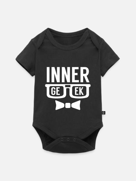Inner Geek Programmierer Nerd Computer - Baby Premium Kurzarmbody - Schwarz