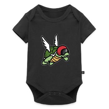 turtle - Baby Premium short-sleeve bodysuit - black - Front