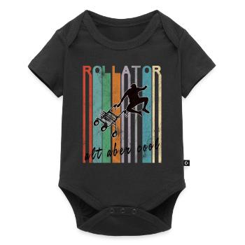 Rollator Vintage Freestyle Old but Cool Gift - Baby Premium short-sleeve bodysuit - black - Front