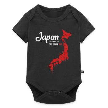 Japan - Baby Premium Kurzarmbody - Schwarz - Vorne