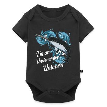 narval - Body à manches courtes Premium Bébé - noir - Devant