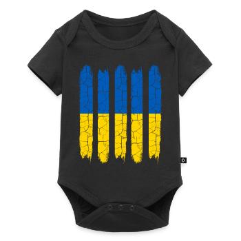 Ukraine - Body à manches courtes Premium Bébé - noir - Devant