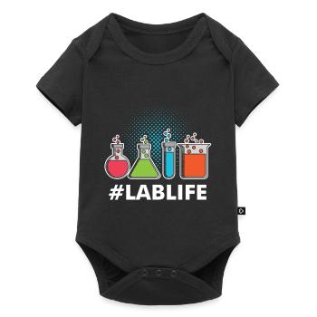 Science Laboratory Life Gift Idea Nerd Physics - Baby Premium short-sleeve bodysuit - black - Front