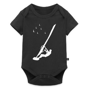 WIND SURF SHIRT - Baby Premium Kurzarmbody - Schwarz - Vorne