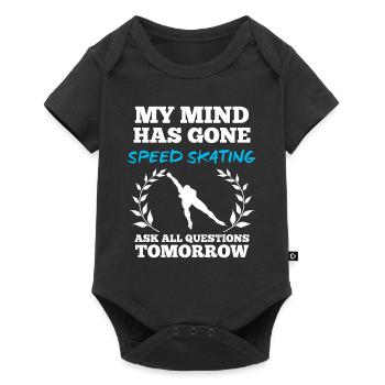 Speed Skating - Baby Premium short-sleeve bodysuit - black - Front