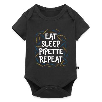 Recherche en biologie - Body à manches courtes Premium Bébé - noir - Devant