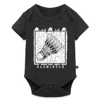 Badminton - Baby Premium short-sleeve bodysuit - black - Front