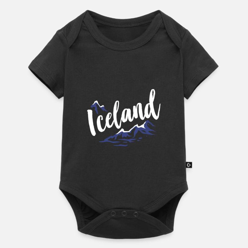 Islande - Body à manches courtes Premium Bébé - noir