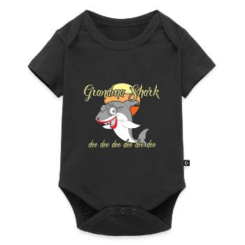 Bronntanas Ainmhithe Grandma Shark Cool - Baby Premium short-sleeve bodysuit - black - Front