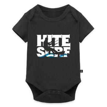 Kiteboard - Baby Premium short-sleeve bodysuit - black - Front