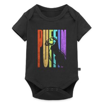 Puffin Island Parrot Diver Bird North Gift - Baby Premium short-sleeve bodysuit - black - Front