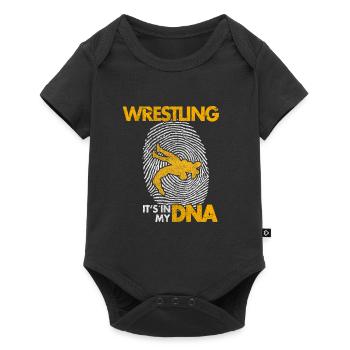 Wrestling wrestling wrestler gift wrestling - Baby Premium short-sleeve bodysuit - black - Front