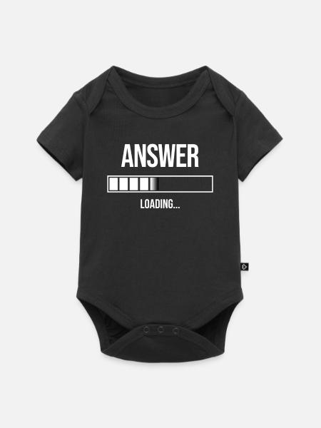 Studenten Geschenk Programmierer Shirt Informatik - Baby Premium Kurzarmbody - Schwarz