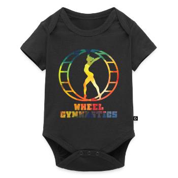 Rhönrad - Baby Premium short-sleeve bodysuit - black - Front