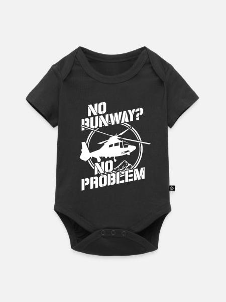 Pilot - Baby Premium Kurzarmbody - Schwarz