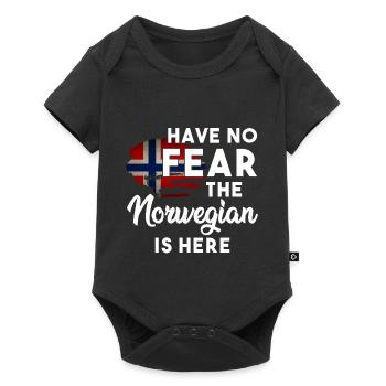 Norway - Baby Premium short-sleeve bodysuit - black - Front