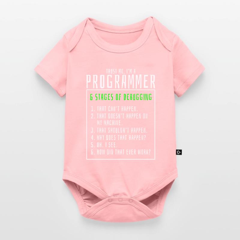 Debugging stages computer programmer Baby Premium short-sleeve bodysuit