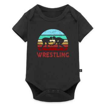 Ringer Freistil pinnen Geschenk Idée cadeau - Body à manches courtes Premium Bébé - noir - Devant