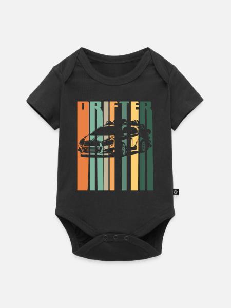 Drifter Auto Drifting Auto - Baby Premium Kurzarmbody - Schwarz