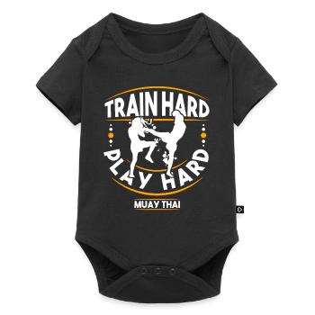 Muay Thai - Body à manches courtes Premium Bébé - noir - Devant