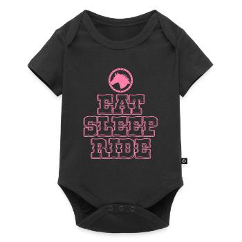 Pony Pony Riding Rider Horse Horse Riding - Baby Premium short-sleeve bodysuit - black - Front