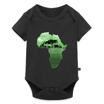 Afrique - Body à manches courtes Premium Bébé - noir - Devant