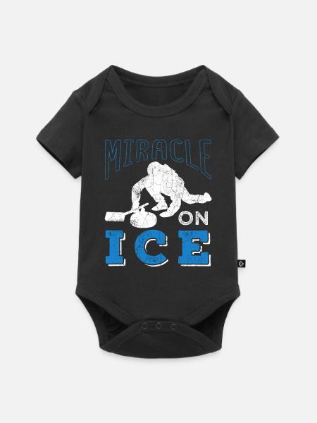 Curling - Baby Premium Kurzarmbody - Schwarz