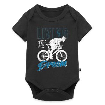 Cycling cycling - Baby Premium short-sleeve bodysuit - black - Front