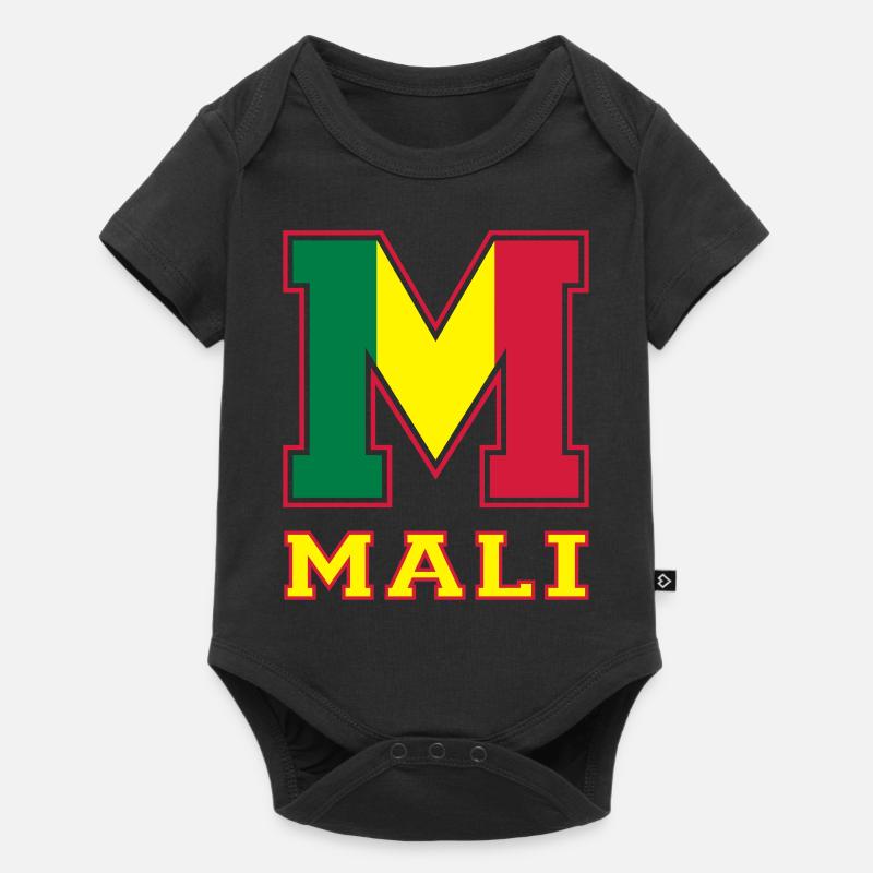 Athletisch Mali - Baby Premium Kurzarmbody - Schwarz