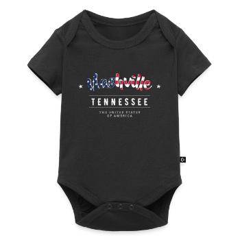 Nashville Country Music USA Tennessee Gift - Baby Premium short-sleeve bodysuit - black - Front