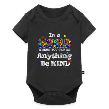 autism - Baby Premium short-sleeve bodysuit - black - Front